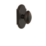 Grandeur Arc Plate Single Dummy with Eden Prairie Door Knob