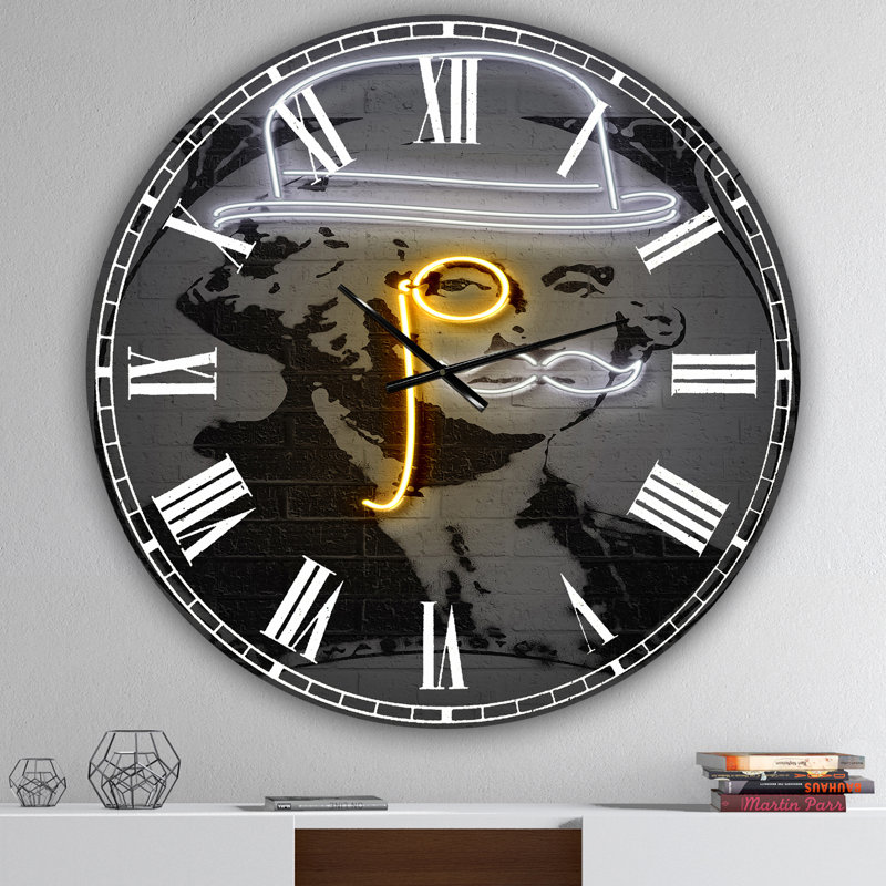 Washington - grande horloge murale moderne, Grand