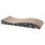 Griffoir pliable moderne en carton Elmin de 32 po avec herbe à chat-892505448