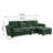 Lavaeh 108.66" Modern 4 Seaters Sectional Sofa with Hidden Coffee Table and Large Storage Space-1525825339