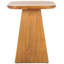 Table de bout à piédestal en bois massif Jean