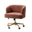  Chaise de bureau pivotante en chenille simple avec accoudoirs courbés Jacqueline-1511012561