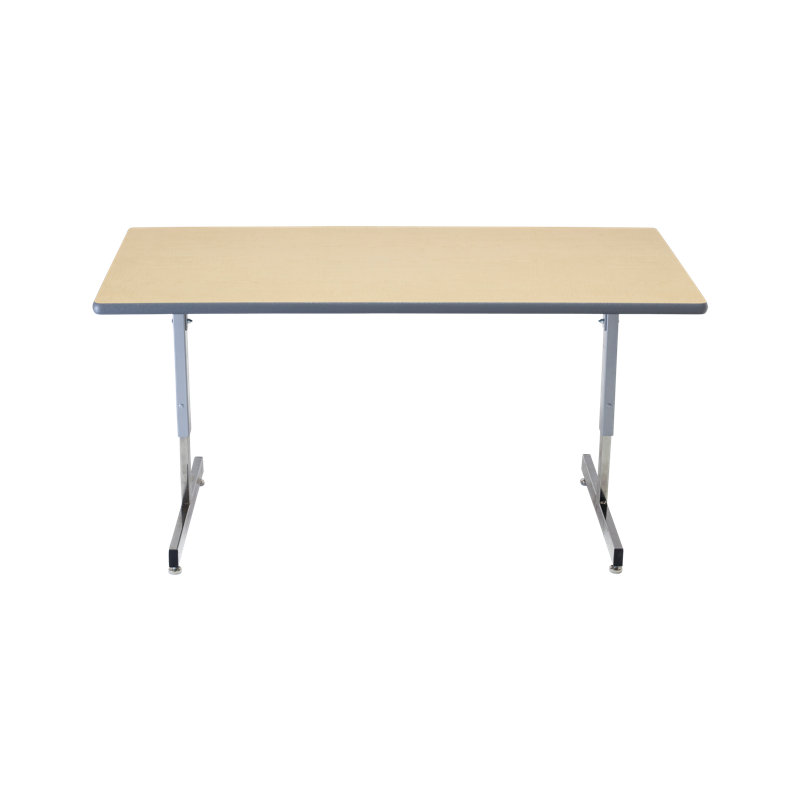 Convertisseur de bureau pour travailler debout à hauteur réglable, H 29 po x L 60 po x l 24 po, Jaune
