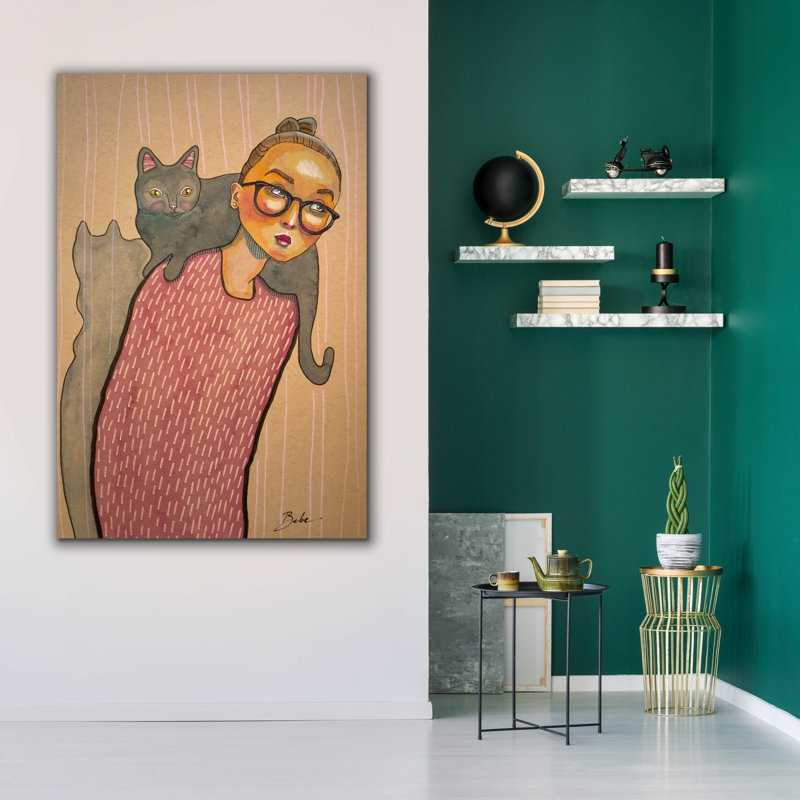  «Shadowing» par Bebe Keith, art mural sur toile, 40 po x 60 po