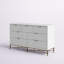 Commode double 7 tiroirs Anketell Honeycomb