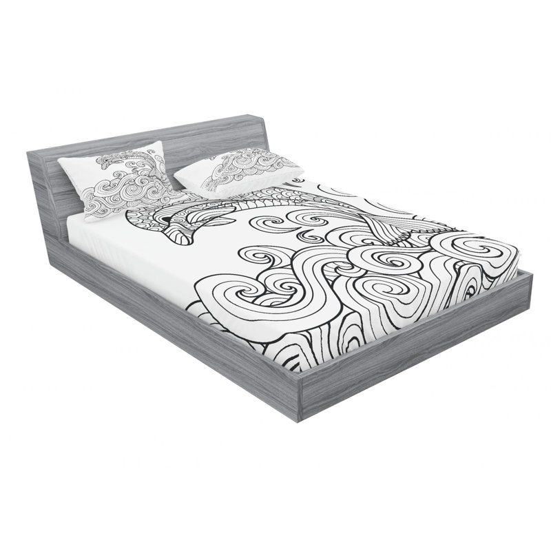 Microfiber Sheet Set, Full Sheet Set with Fitted Sheet