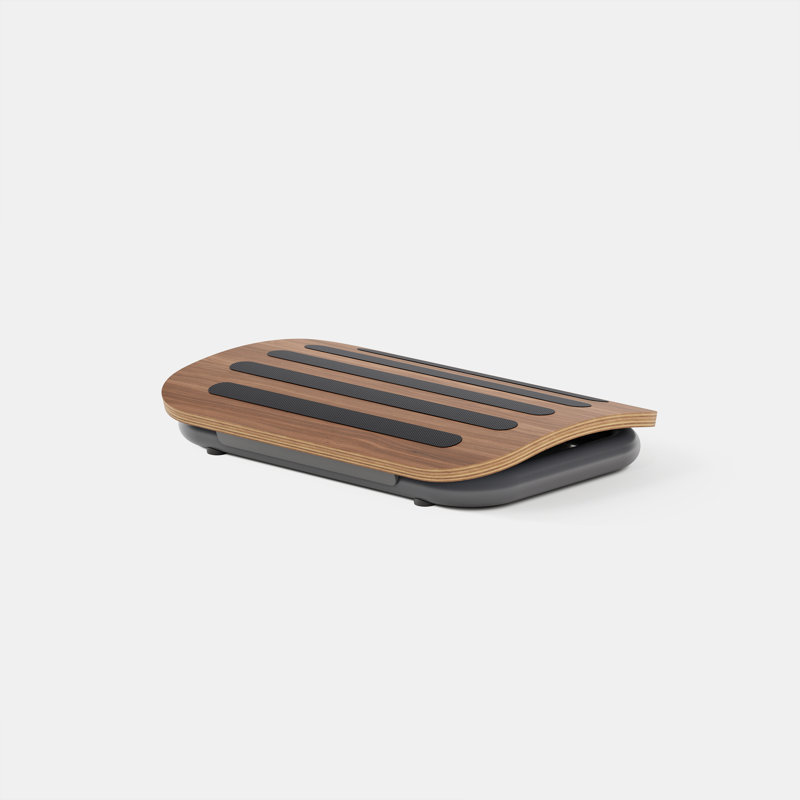 Adjustable Footrest, Walnut/Carbon