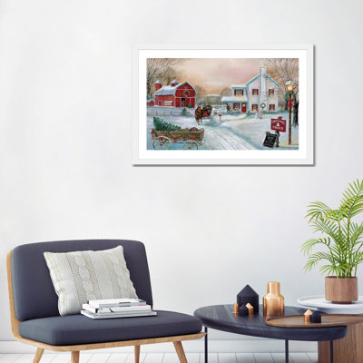 «Christmas Tree Farm» par Ruane Manning - reproduction d'art