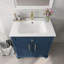 Meuble-lavabo autoportant avec lavabo, tiroirs et poignées en métal-898552197