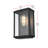 Santos Outdoor Wall Sconce in Black