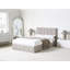 Upholstered Fabric Lift Up Storage Ottoman Bed-884388994-884388995