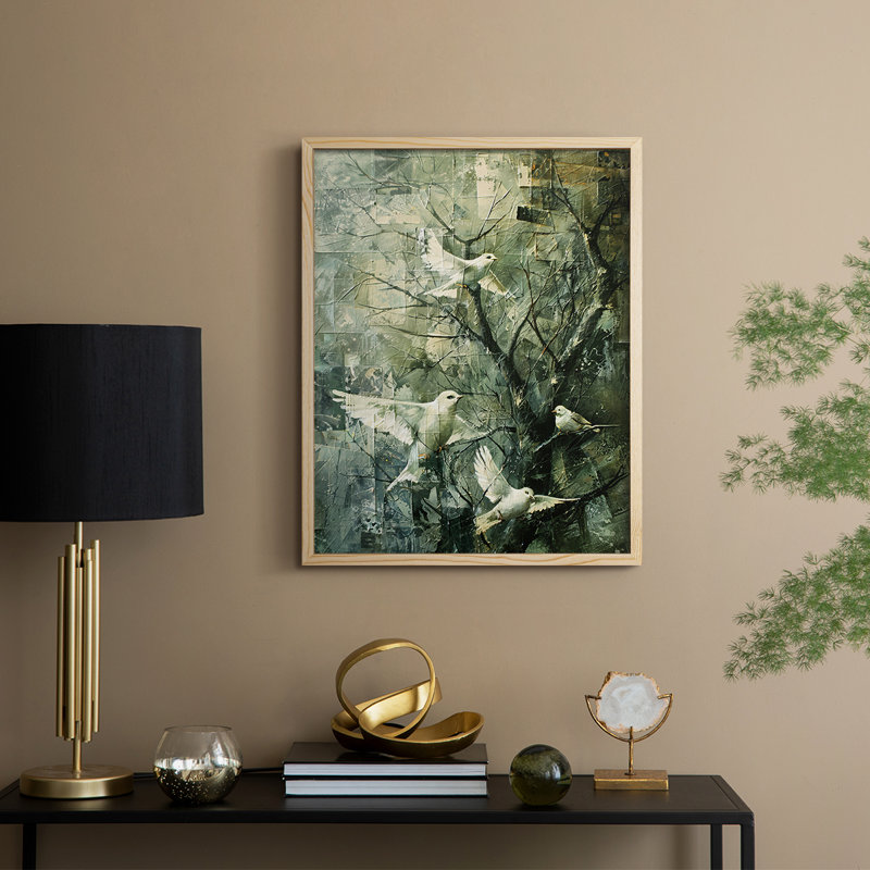 ANIMALS Series XLV, reproduction encadrée - bois massif, H 11 po x l 9 po