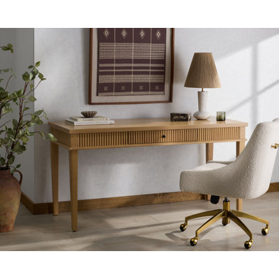 Haden 1 Drawer Reeded Desk