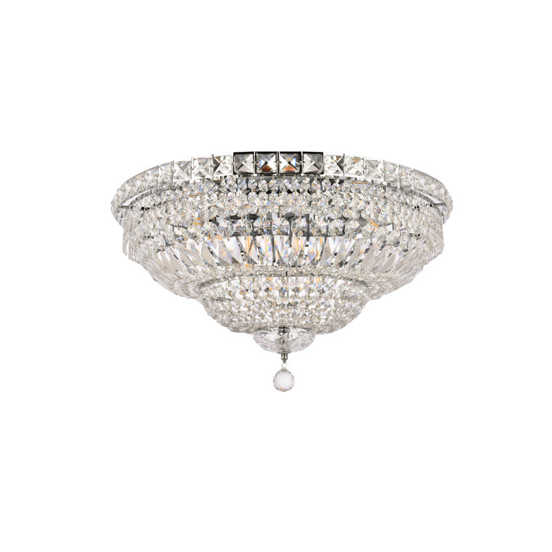 Stinnett Flush Mount, Chrome, Chrome / Royal Cut
