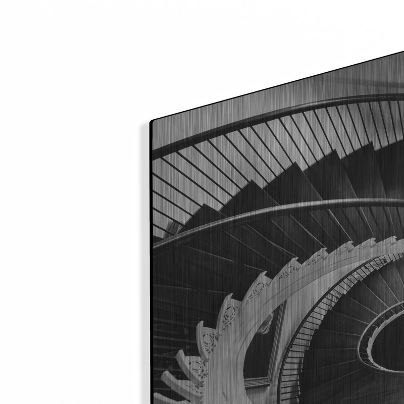  «Staircase 2» par Decent Exposures, art mural en métal, 16 po x 12 po, H 12 po x l 16 po