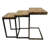 Modern Brown 12"D x 18"W x 23.25"H Compact Space-Saving Nesting Table Set-385016242-385016237