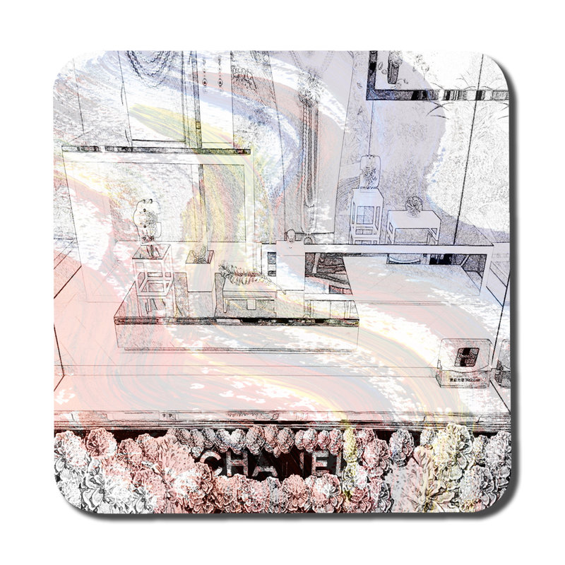 Square 6 Piece Coaster Set
