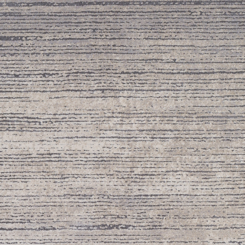 Tapis gris élégant Bridgeton, Carré 7 pi 10 po