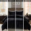 Édredon en fausse fourrure mini très grand / très grand, noir, style chaud et chic, mode douillette-127242545-127242549