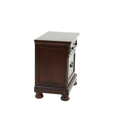 Antique Cherry Wood Nightstand