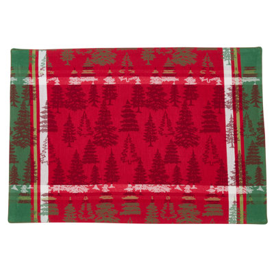 Sapienza Cotton Floral Rectangle Placemat
