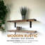 Lemieux Handcrafted Rustic Wooden Wall-Mounted Floating Shelves with Black L Brackets-884500563-884500525