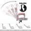 KINWELL Adjustable Padded Armrests and Reclining PC & Racing Game Chair