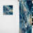 Deasia - Seascape Abstract Painting I - Liquid ink Curtain - Velvet Room Darkening - 1 panel-1179012644