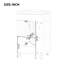 Meuble-lavabo de 20 po avec lavabo-685101449