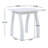 Rectangular Outdoor Side Table , 19 " W 15 " D-1007114742