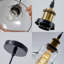 Cowarts 1-Glass Dome Pendant Light – Modern Glass Pendant Ceiling Light for Living Room & Kitchen – Stylish Pendant Fitting Ceiling Light