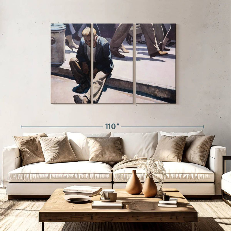 Leisha Forgotten Man, 48" H x 74" W