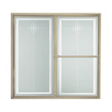 Deluxe 59.38" x 56.25" Bypass Bath Door