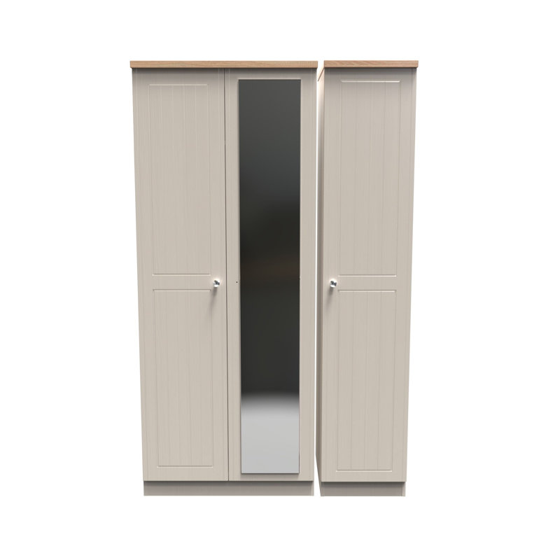 3 Door Wardrobe, Kashmir Ash/Oak