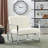 Siebo 30'' Wide Tufted Cream Armchair-59654135