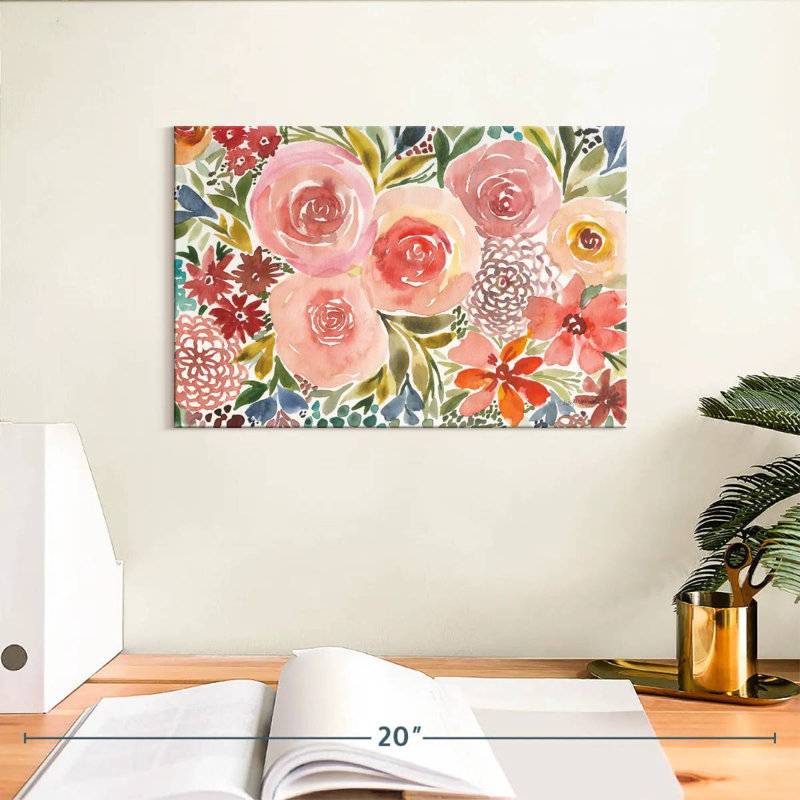 Harnek pleine floraison I, H 8 po x l 12 po