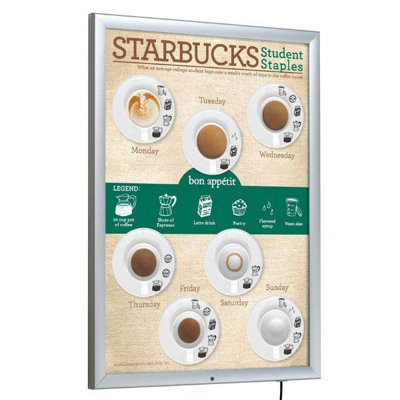 Lockable Weatherproof Smart LED Sign Holder