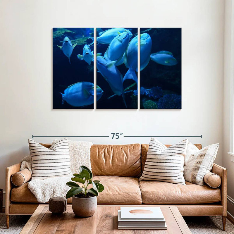 Brampt Underwater Yellowfin Surgeonfish, 36" H x 57" W