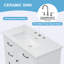 Meuble-lavabo autoportant de 36 po avec comptoir en céramique, 4 tiroirs et 1 porte à fermeture en douceur-1572114369