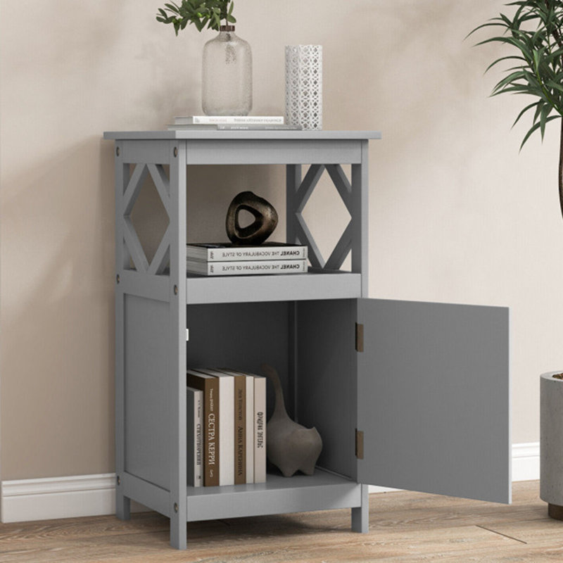 Armoire de salle de bain Sabornton, Gris