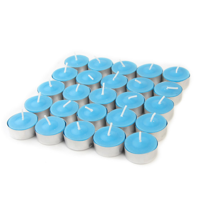 Bougie parfumée Citronella, Turquoise, Ensemble de 1 200