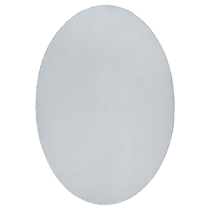 Rugs Grey Area Rugs Contemporary, Oval 140 x 200 cm, Polyester