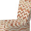 Chaise d'appoint abstraite - Chaise d'appoint orange et brun Earthy Ripple-466590366