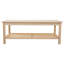 Glasser Four Leg Coffee Table with Storage
