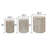 Set Of 3, Rounded Wood Coffee Tables, End Tables, Plant Stands-650382621