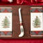 Tartan Cheese Board with Knife