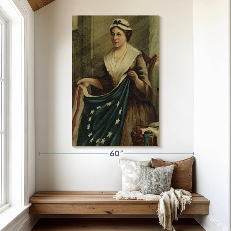Leisha Betsy Ross, H 51 po x l 34 po
