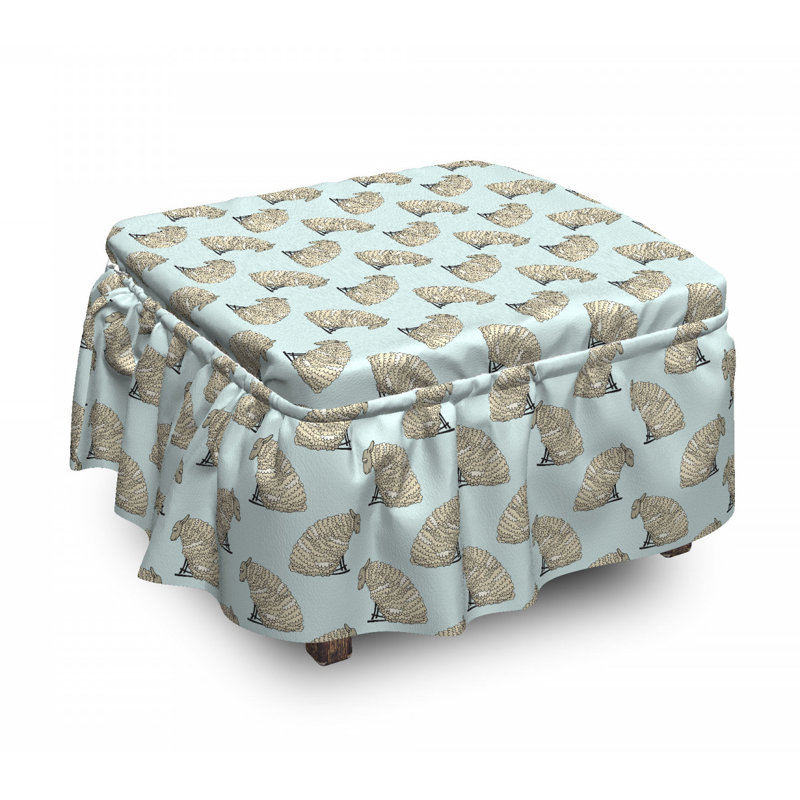 Moelleux animaux personnages art repose-pieds housse pour
