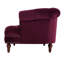 Causeuse Chesterfield, velours bourgogne-130934313