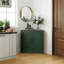 Corner Storage Cabinet, Stackable Corner Shelf for Living Room, Bedroom, Kitchen, Solid Wood Veneer (31" / 36" Options)-1271325367-1271325364-1268302932